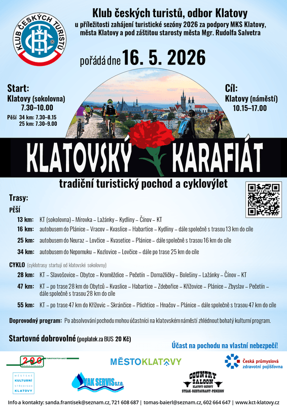 Klatovský karafiát 2026 - plakát